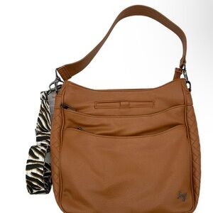 🌼Vegan Leather Shoulder Bag with Magnetic Closure💐